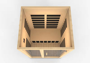 Dynamic Santiago 2-person Low EMF FAR Infrared Sauna