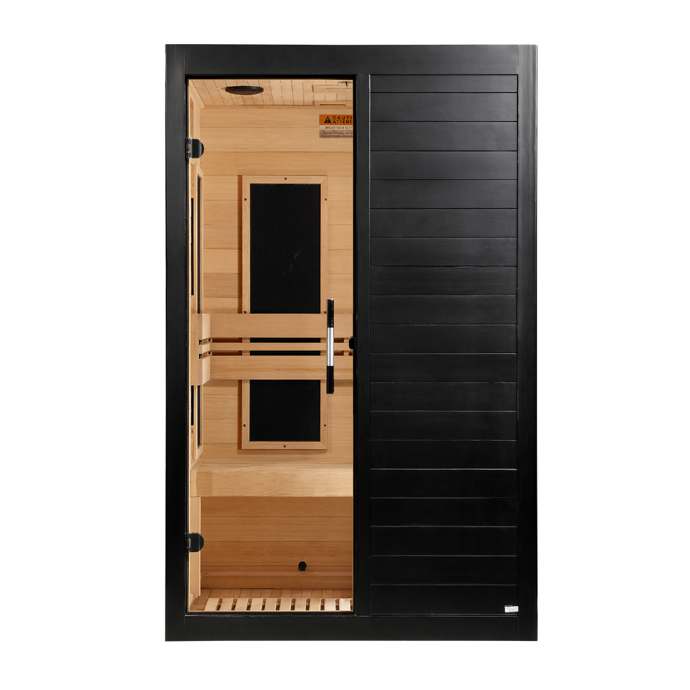 Dynamic Lucca 2-person Low EMF FAR Infrared Sauna