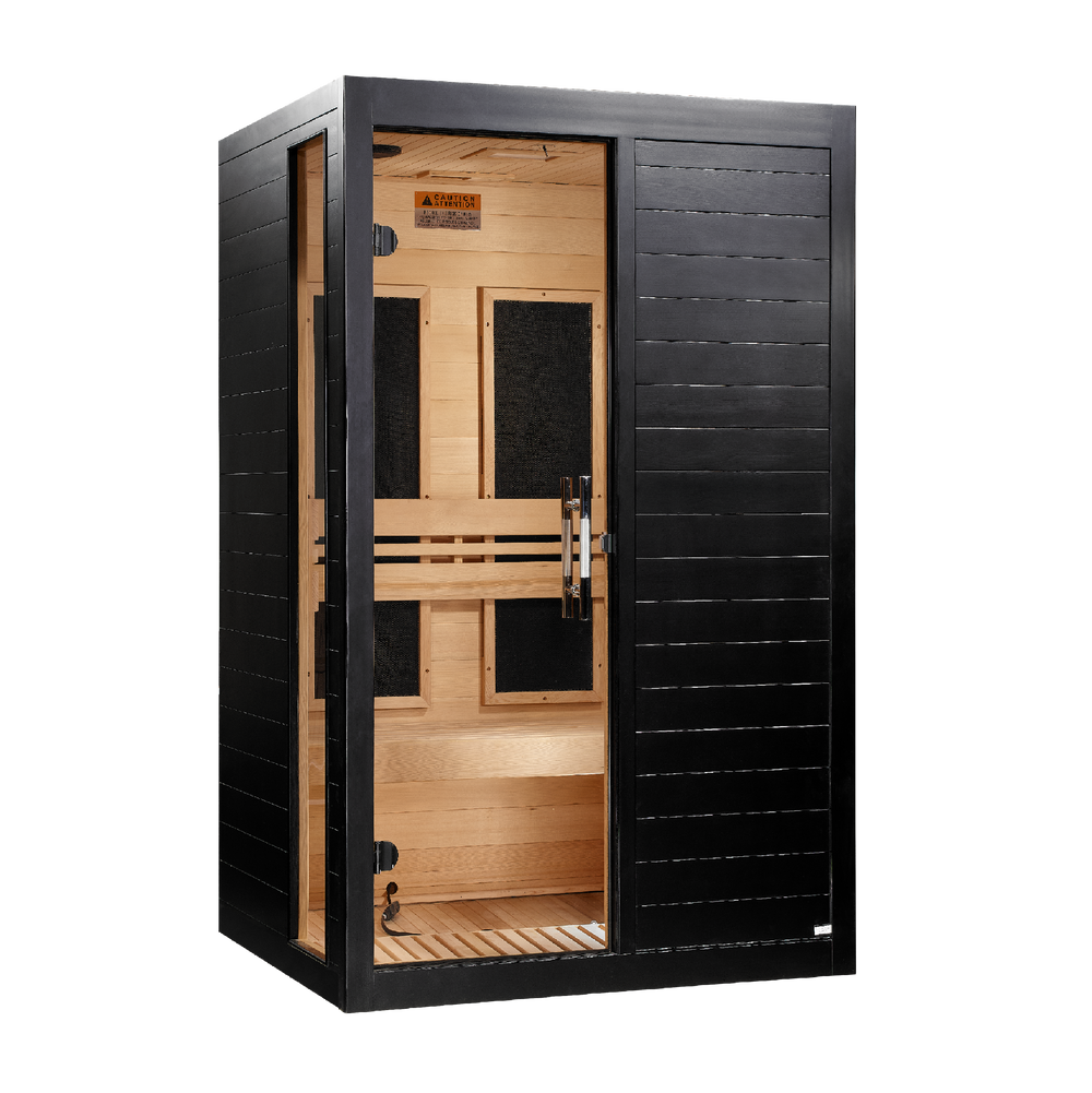 Dynamic Lucca 2-person Low EMF FAR Infrared Sauna