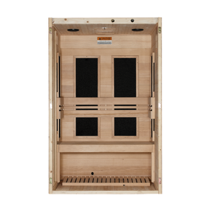 Dynamic Lucca 2-person Low EMF FAR Infrared Sauna