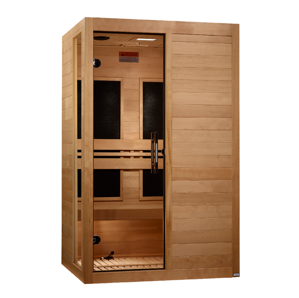 Dynamic Lucca 2-person Low EMF FAR Infrared Sauna