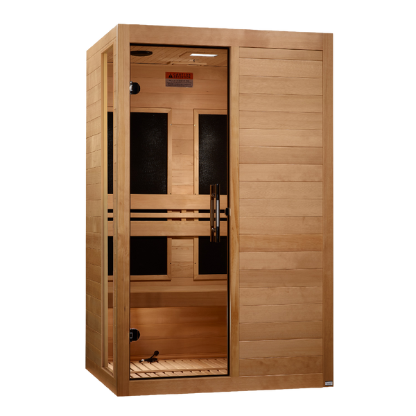 Dynamic Lucca 2-person Low EMF FAR Infrared Sauna