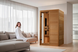 Dynamic Lucca 2-person Low EMF FAR Infrared Sauna