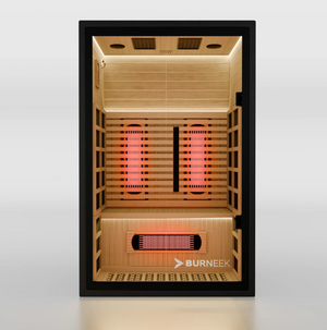 Burneek® Onyxeek: 2-Person Full-Spectrum Quartz Infrared Sauna